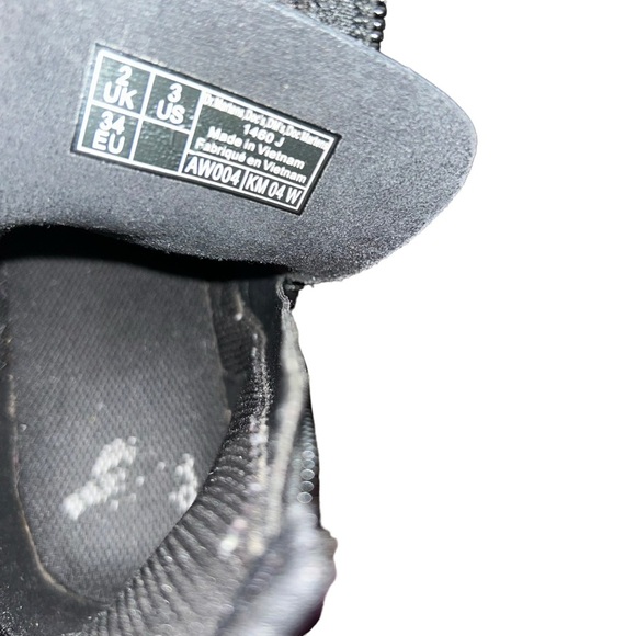 dr martens Delaney girls black boots youth size 3 1460 J - Picture 6 of 6